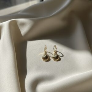 Sea Shell Hoops