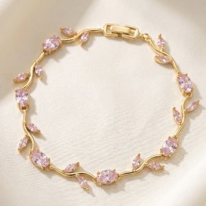 Pink Tulip Bracelet