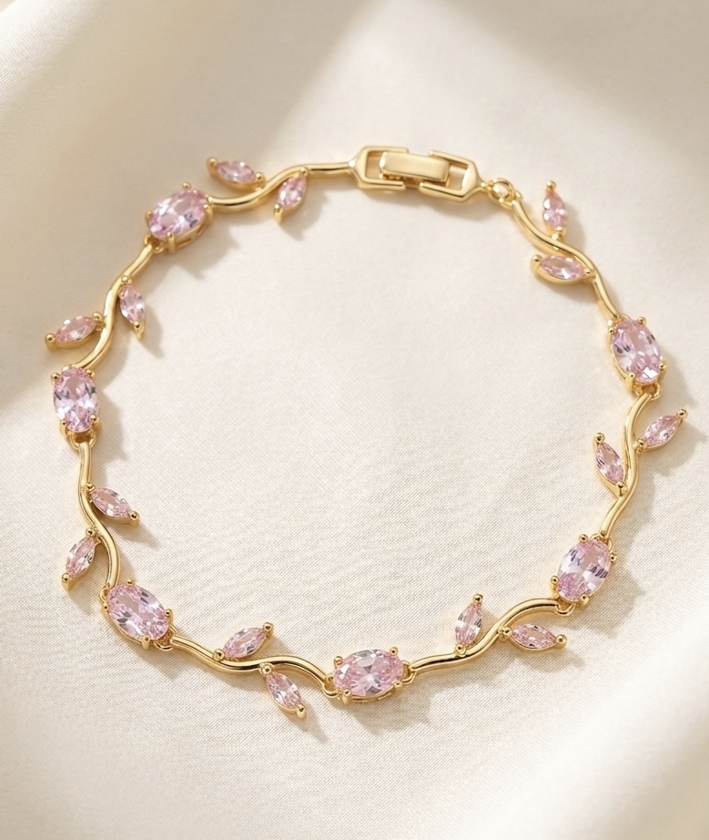 Pink Tulip Bracelet