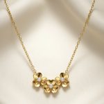 Blossom Heart Trio Necklace