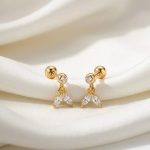 Twinleaf hanging Studs