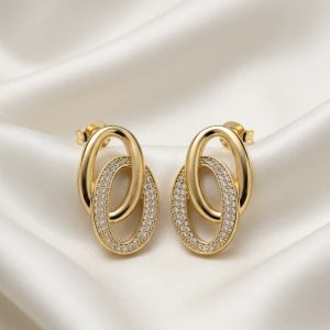 Oval Loop Earrings