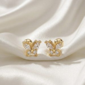 Mini Butterfly Ball Back Studs