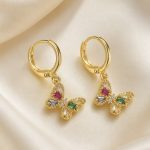 Rainbow Butterfly Earrings