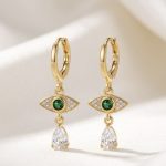 Evil Eye Drop Earrings