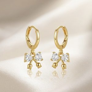 Floral Bow Earrings