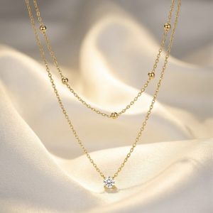 Solitaire Sparkle Chain